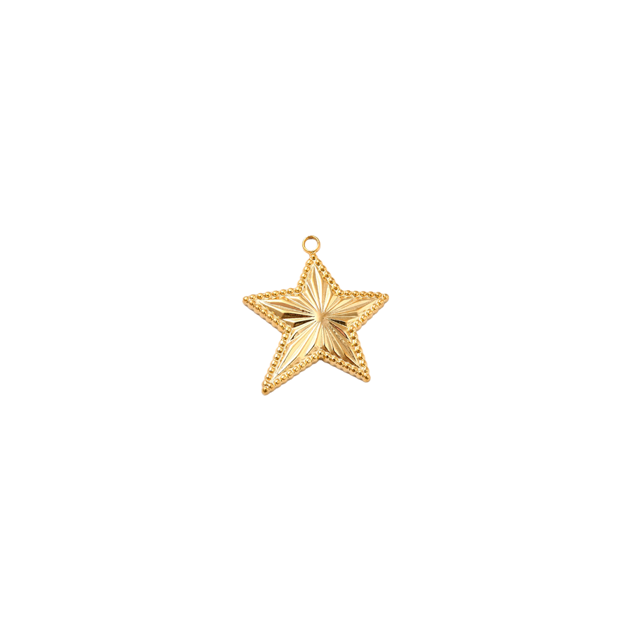 Medium Gold Star Charm