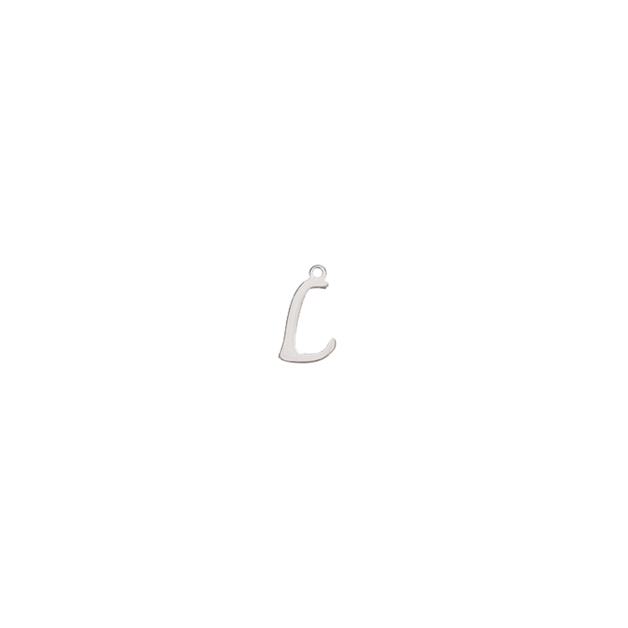 Small Silver Script L