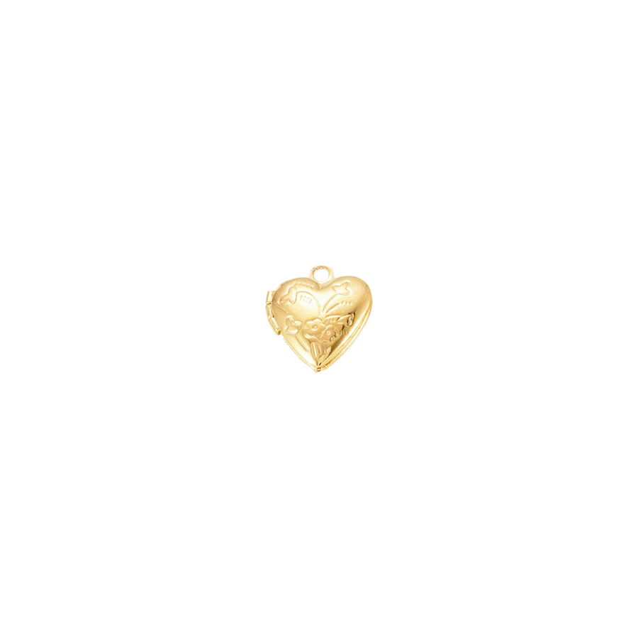 Small Heart Locket Charm