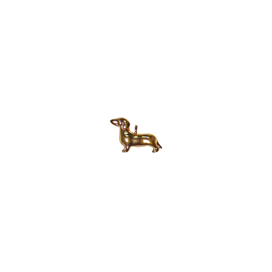 Small Dachshund Dog Charm