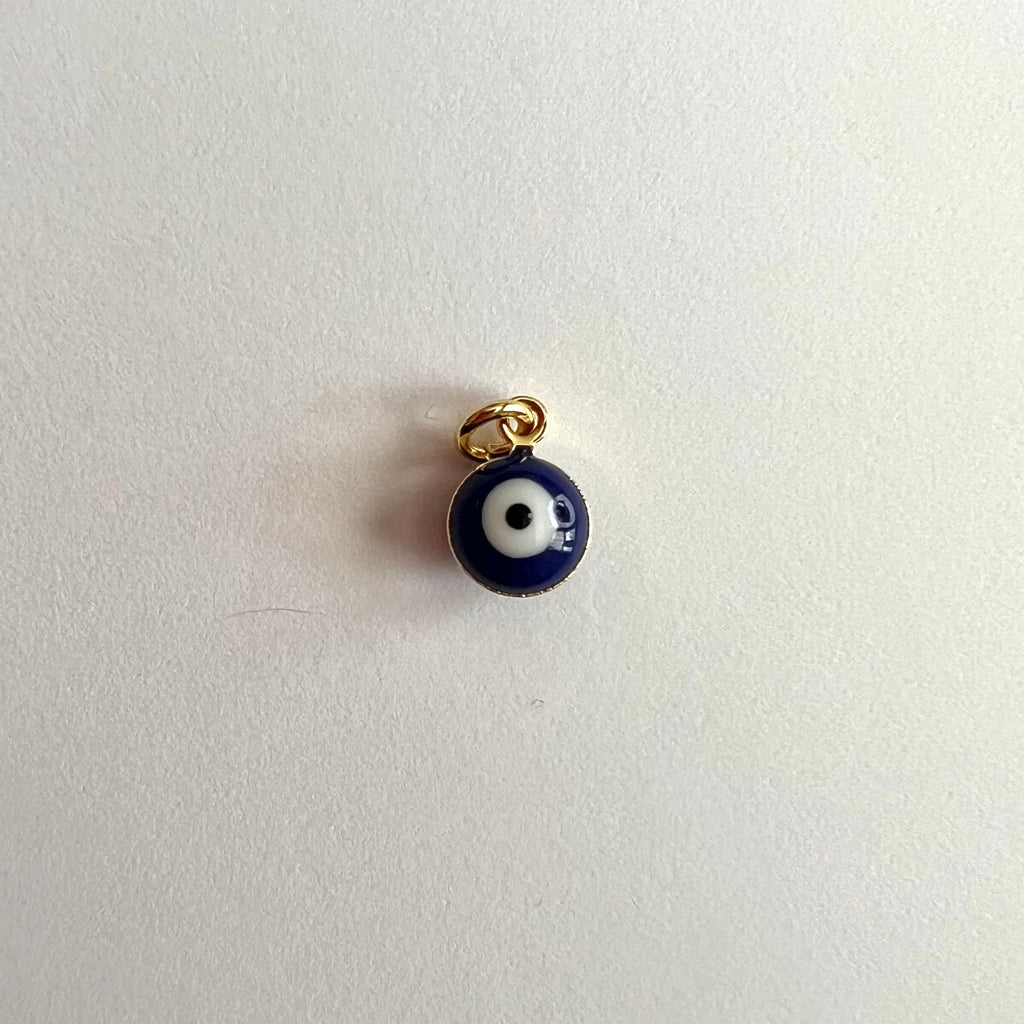 Tiny Blue Evil Eye Cham
