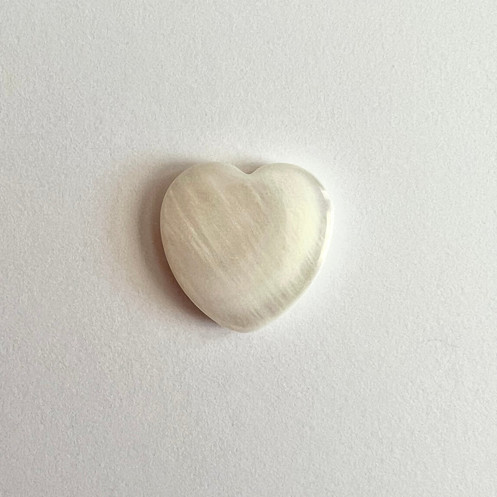 Medium Mother of Pearl Heart Charm