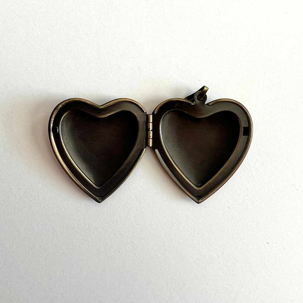 X-Large Bronze Heart Locket