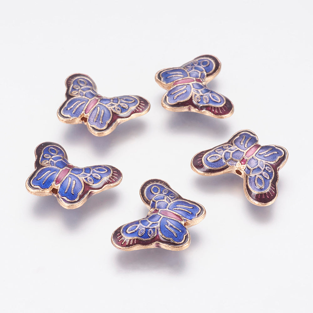 Medium Colorful Butterfly Charm
