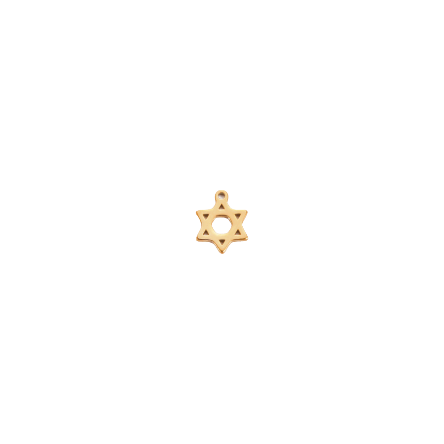 Tiny Gold Star of David