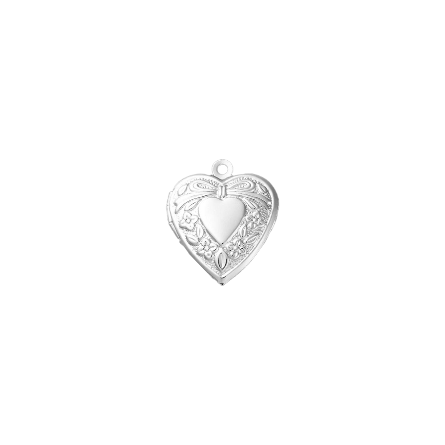 Medium Silver Bow Locket