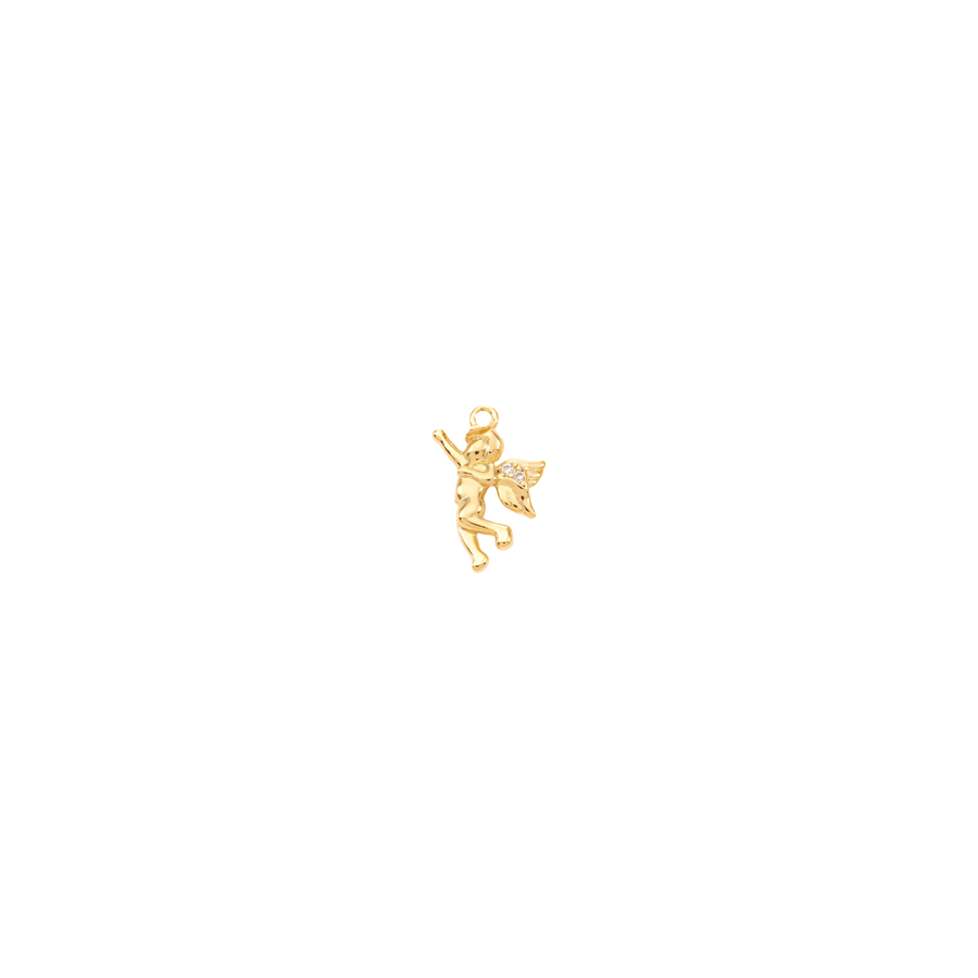 Small Gold Angel Charm