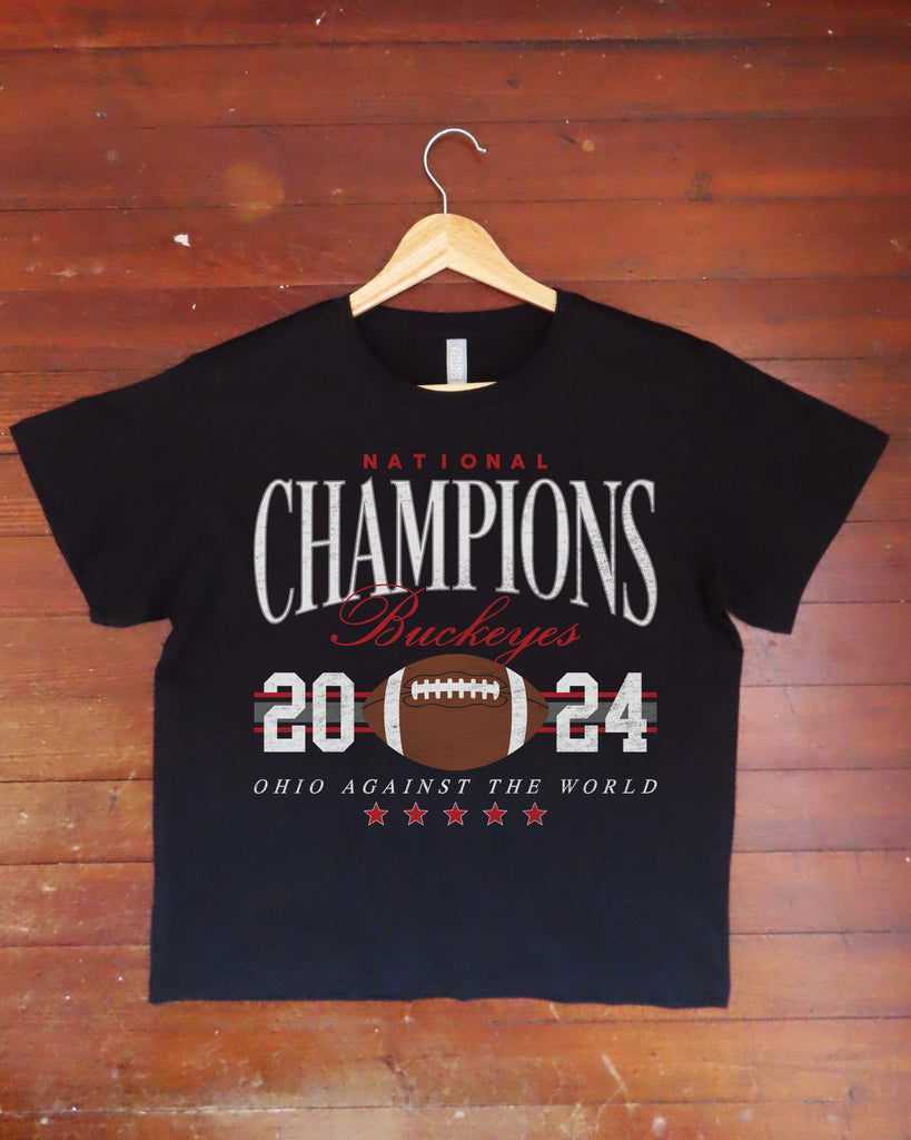 Black National Champions Relaxed Tee