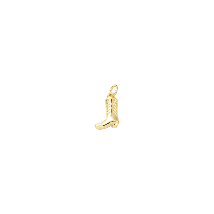 Small Gold Boot Charm