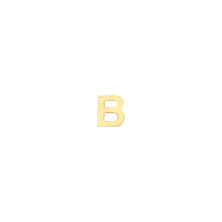 Small Gold Letter B