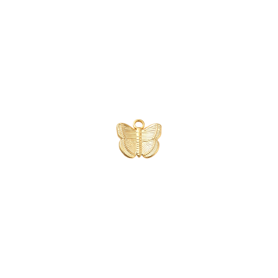 Small Gold Butterfly Charm