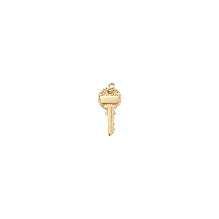 Small Gold Key Charm