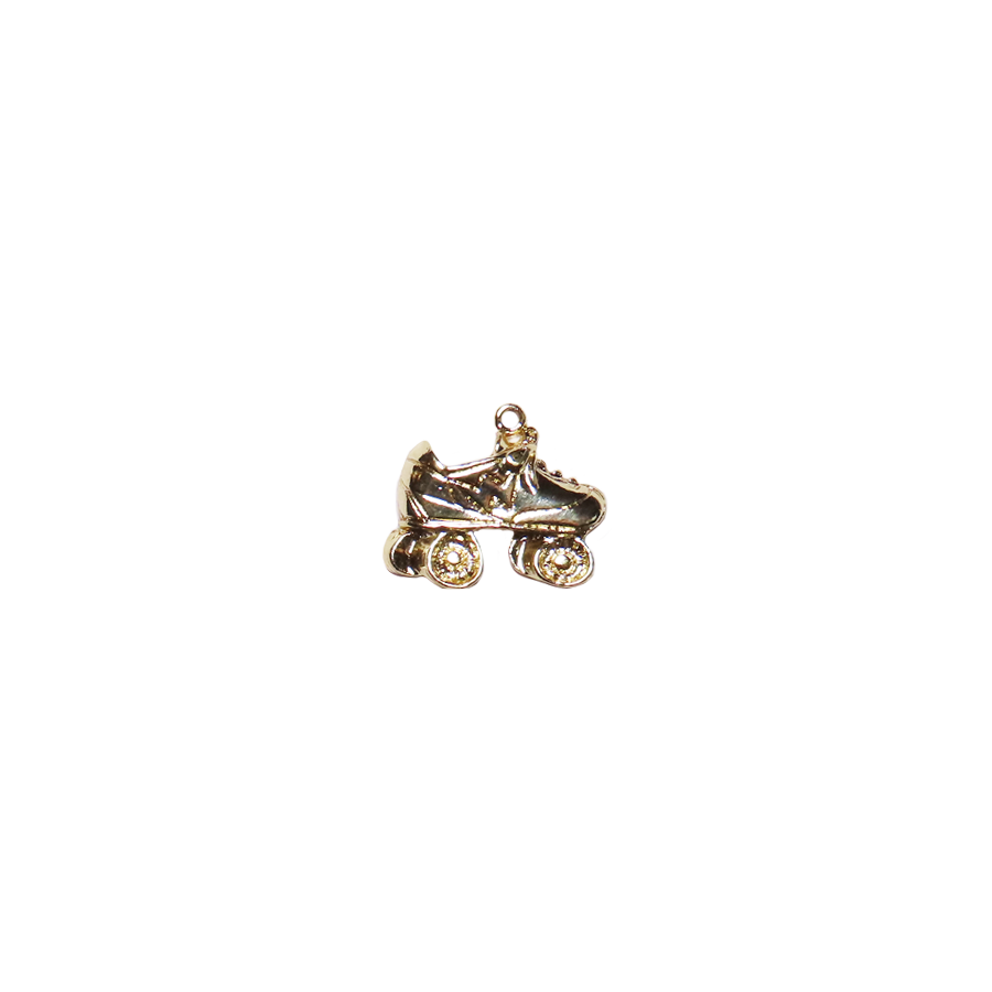 Medium Gold Roller Skate Charm