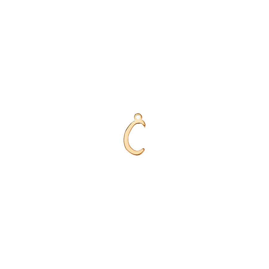 Small Gold Script C