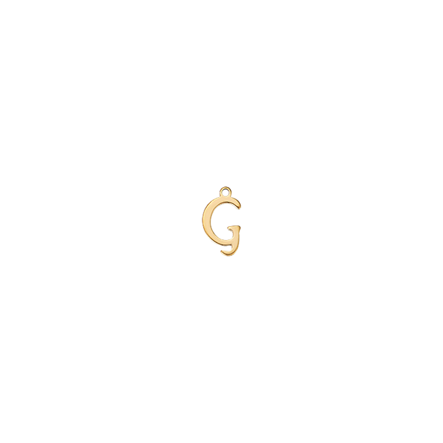 Small Gold Script G