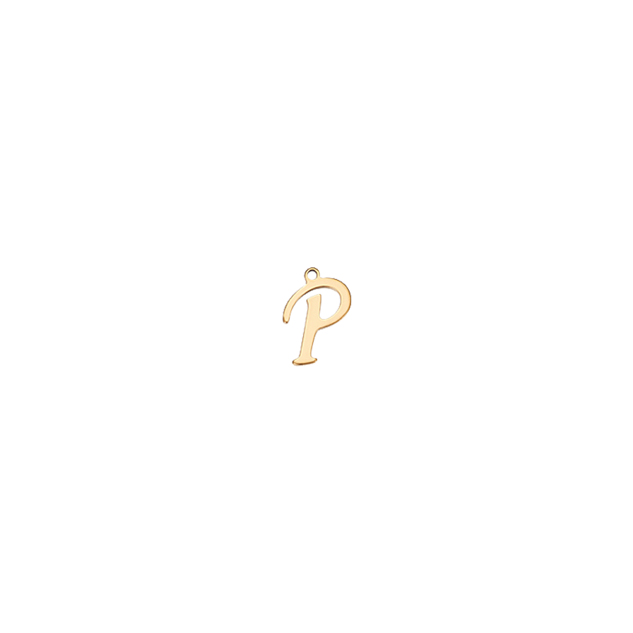 Small Gold Script P