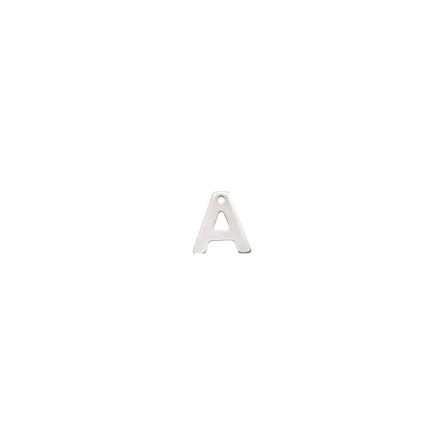 Small Silver Letter A