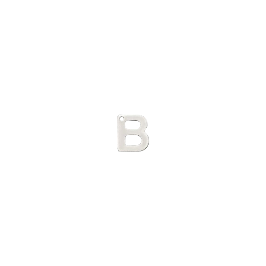 Small Silver Letter B