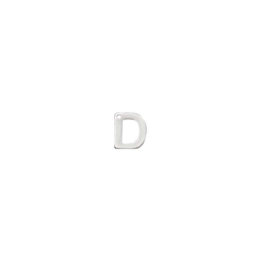 Small Silver Letter D