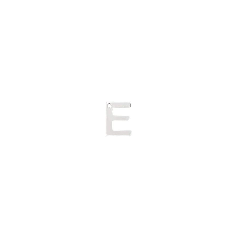 Small Silver Letter E