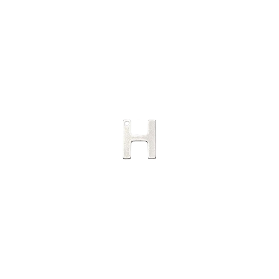 Small Silver Letter H