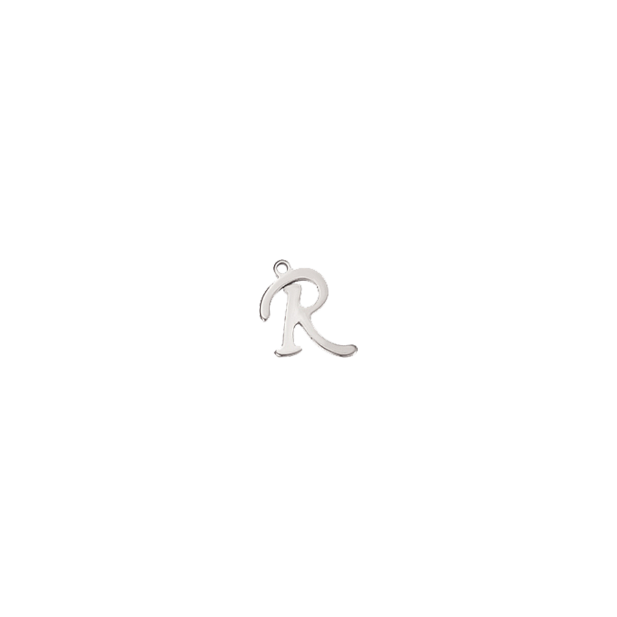 Small Silver Script R