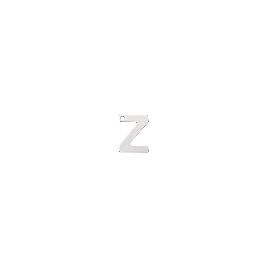 Small Silver Letter Z